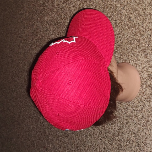 New Era MLB Toronto Bluejays Authentic Fitted Red White Hat 7 3/8 - Picture 6 of 11